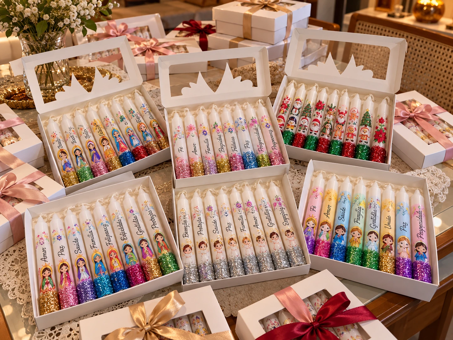 Orders of multiple personalized candles
