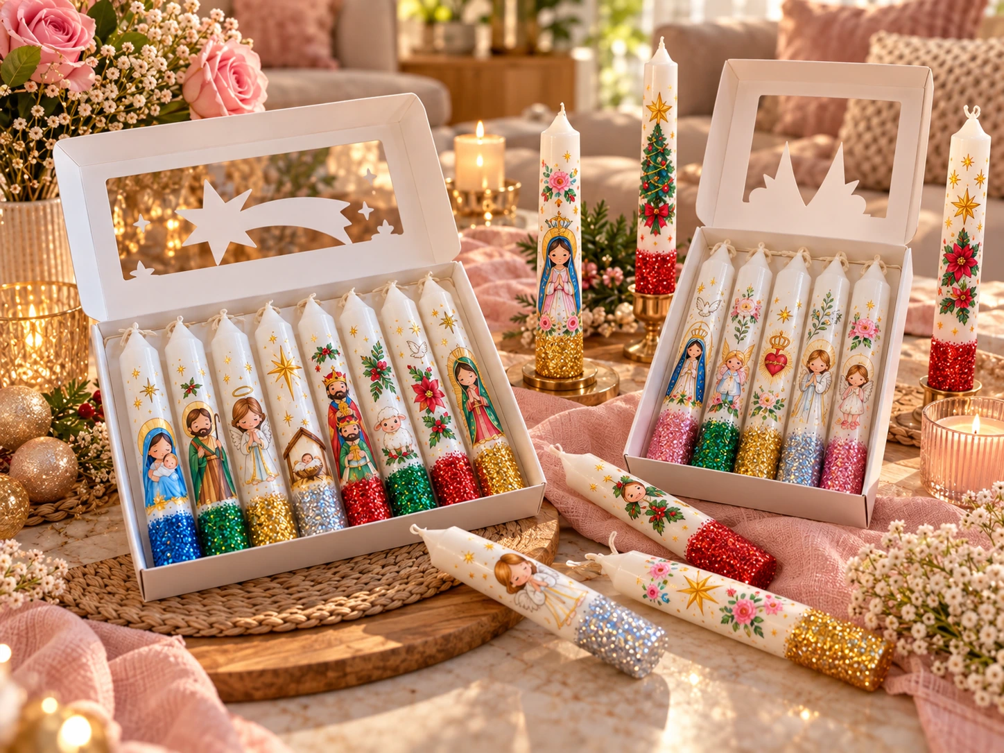 Personalized candle set